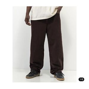Empyre Zumiez  Brown Corduroy Pants Relaxed Fit